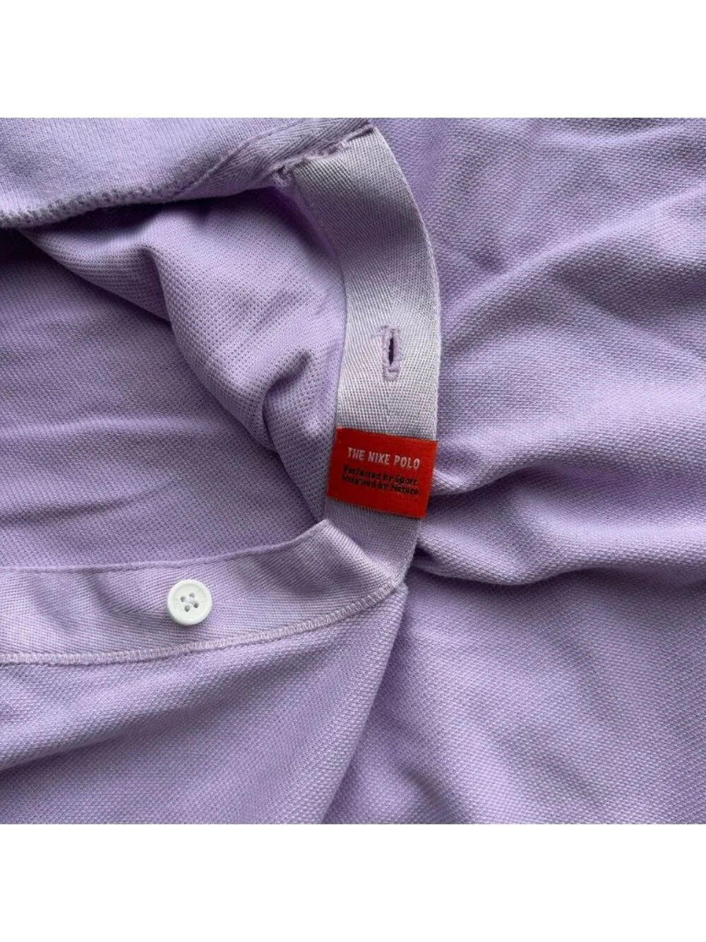 Men’s Nike Dri-fit Lavender Pique Polo Sz XL Golf Athletic Breathable